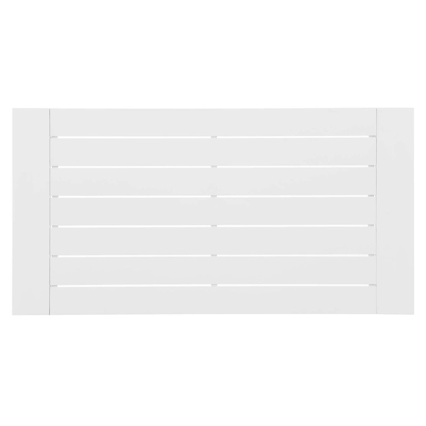 Tahoe Outdoor Patio Powder-Coated Aluminum 4-Piece Set White Gray EEI-5749-WHI-GRY