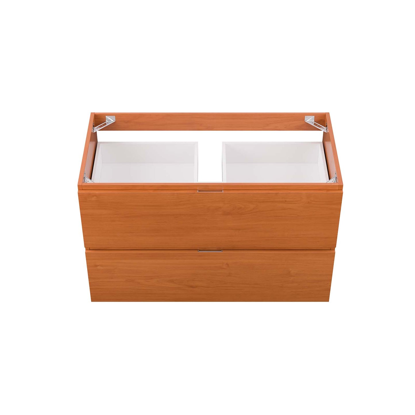 Scenic 36" Wall-Mount Bathroom Vanity Cabinet (Sink Basin Not Included) Cherry Walnut EEI-5881-CHE