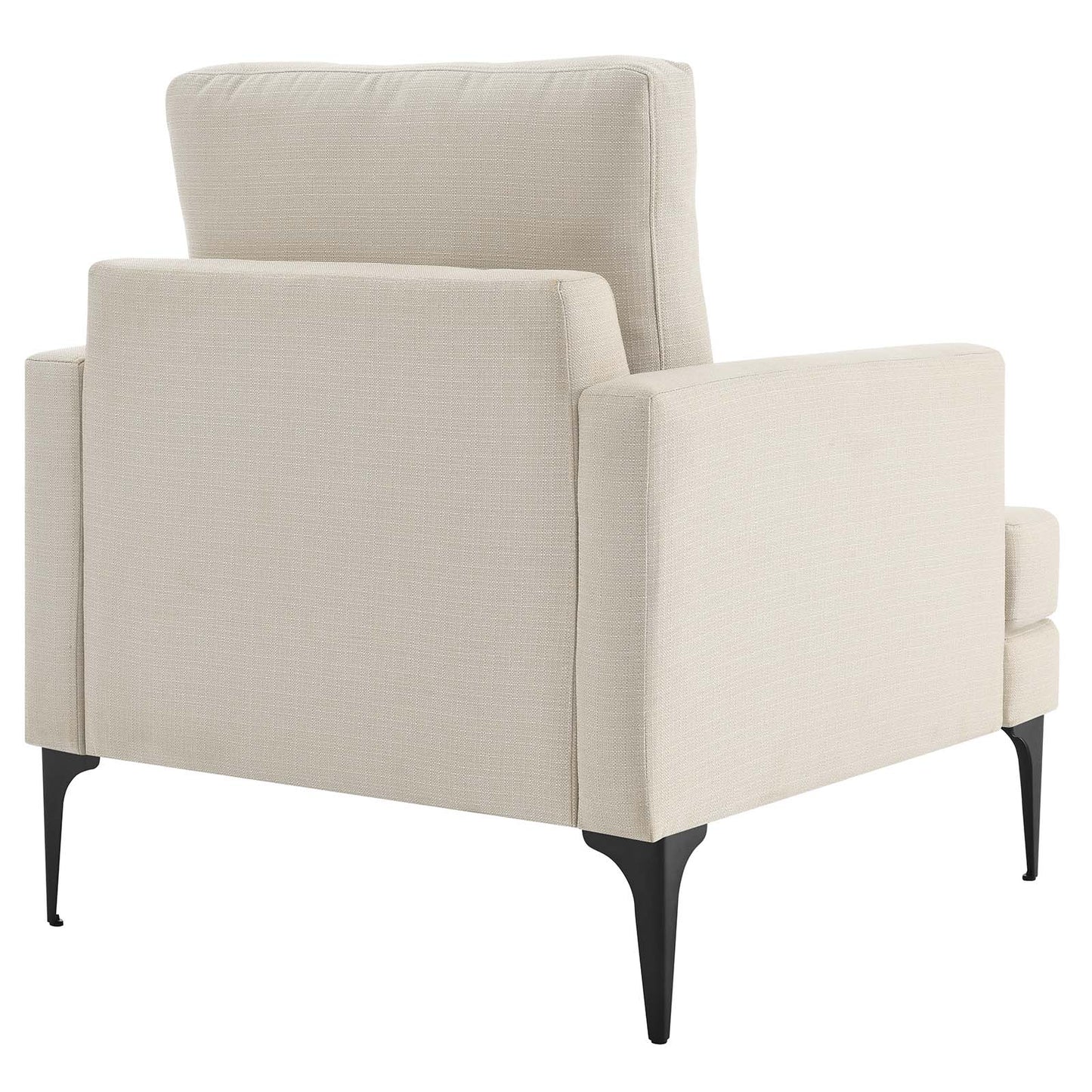 Evermore Upholstered Fabric Armchair Beige EEI-6003-BEI