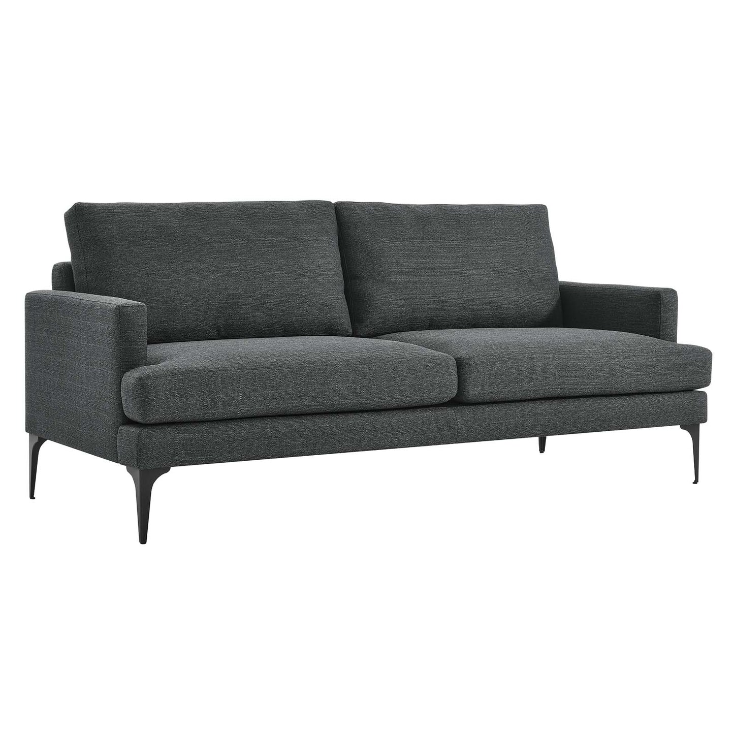 Evermore Upholstered Fabric Sofa Gray EEI-6009-DOR