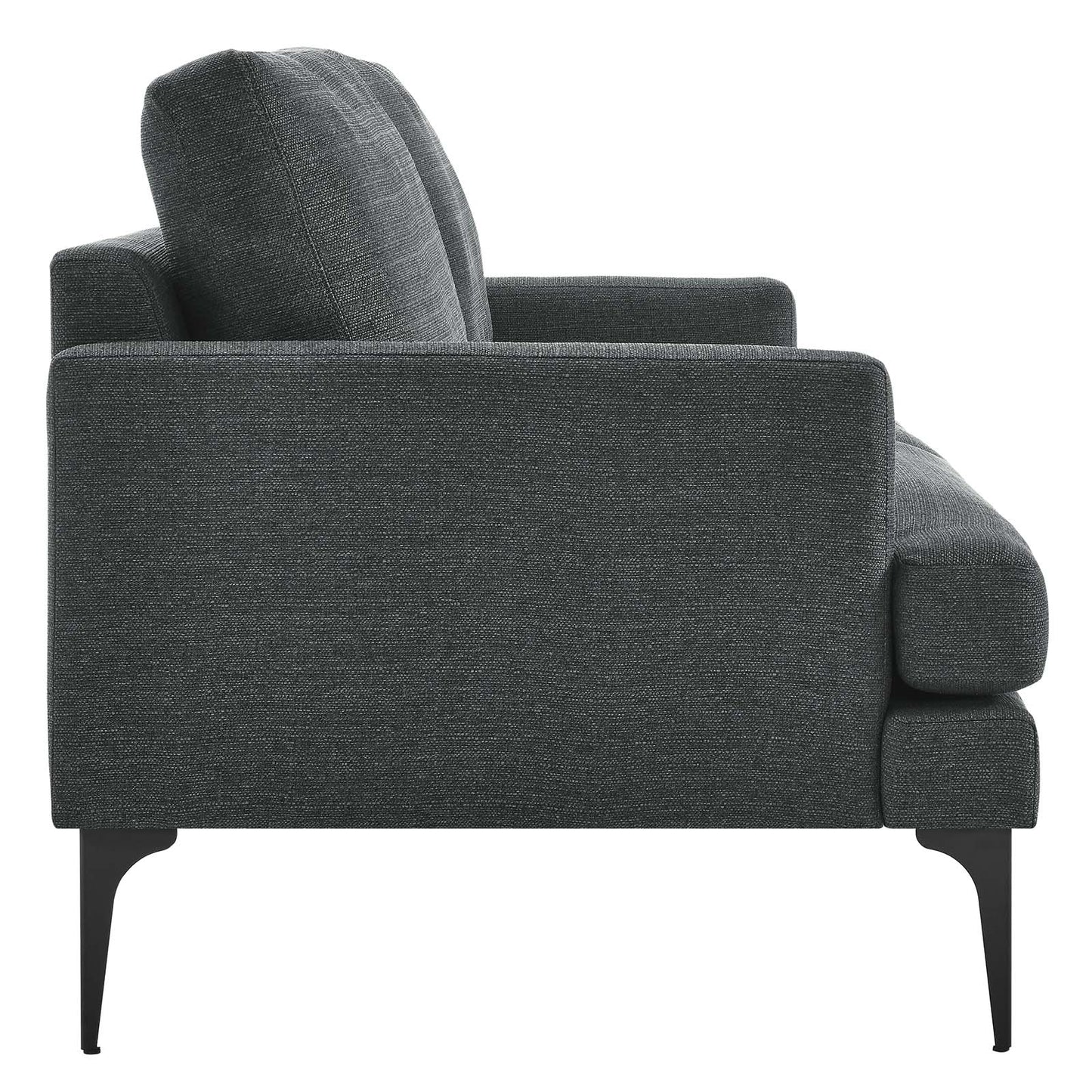 Evermore Upholstered Fabric Sofa Gray EEI-6009-DOR