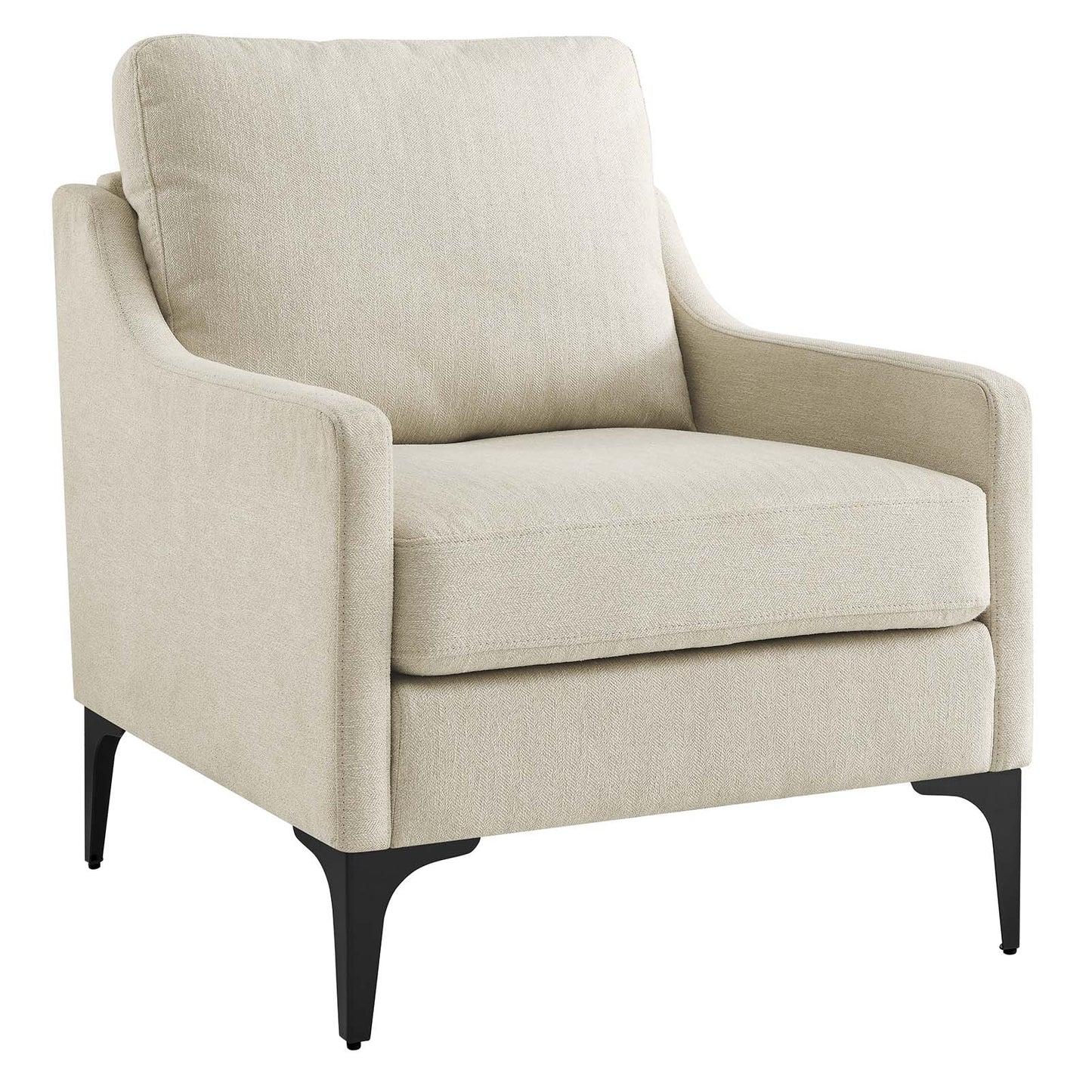 Corland Leather and Upholstered Fabric Armchair Collection