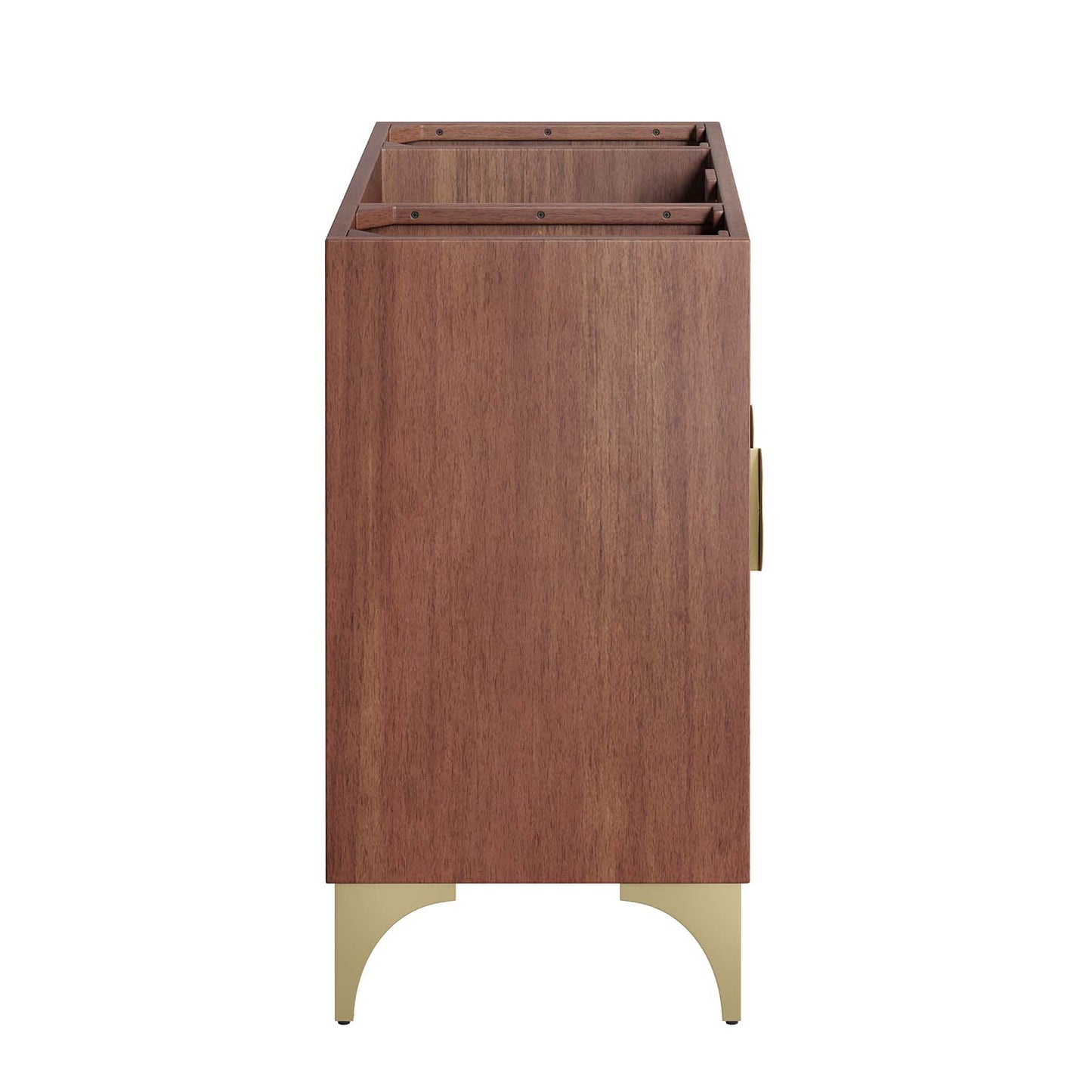 Daylight 48" Single Sink Compatible (Not Included) Bathroom Vanity Cabinet Walnut