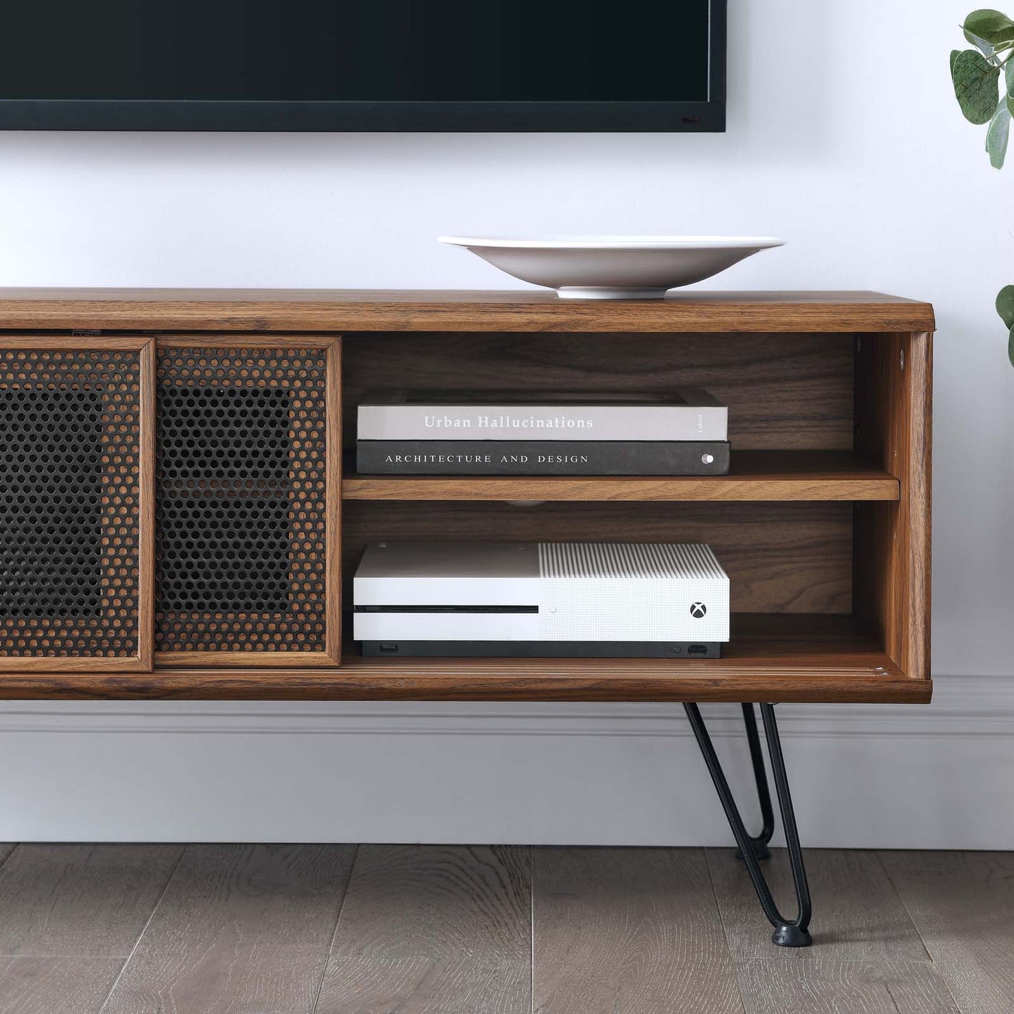 Nomad 47" TV Stand - Walnut and Oak Finish EEI-6202