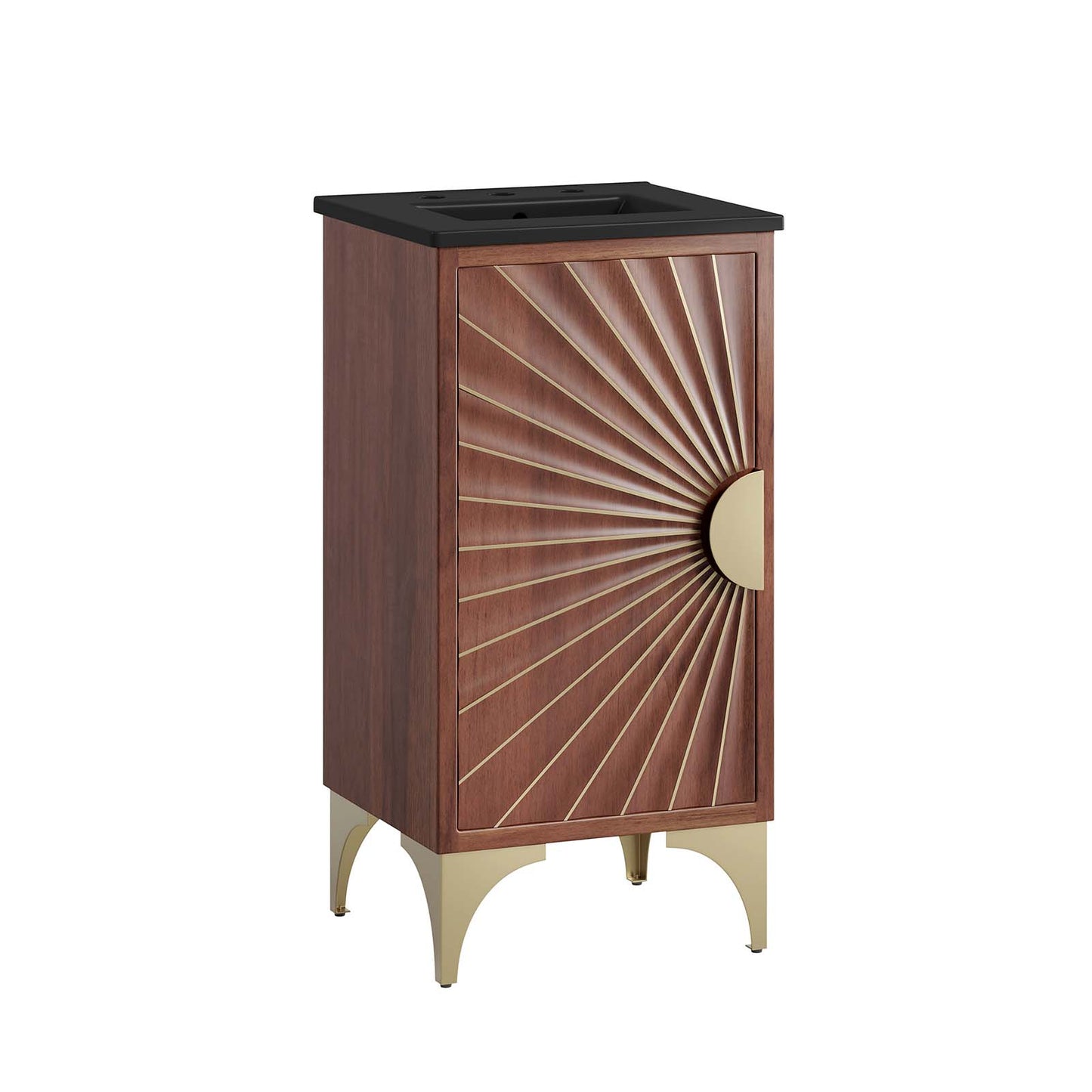 Daylight 18" Bathroom Vanity Black Walnut