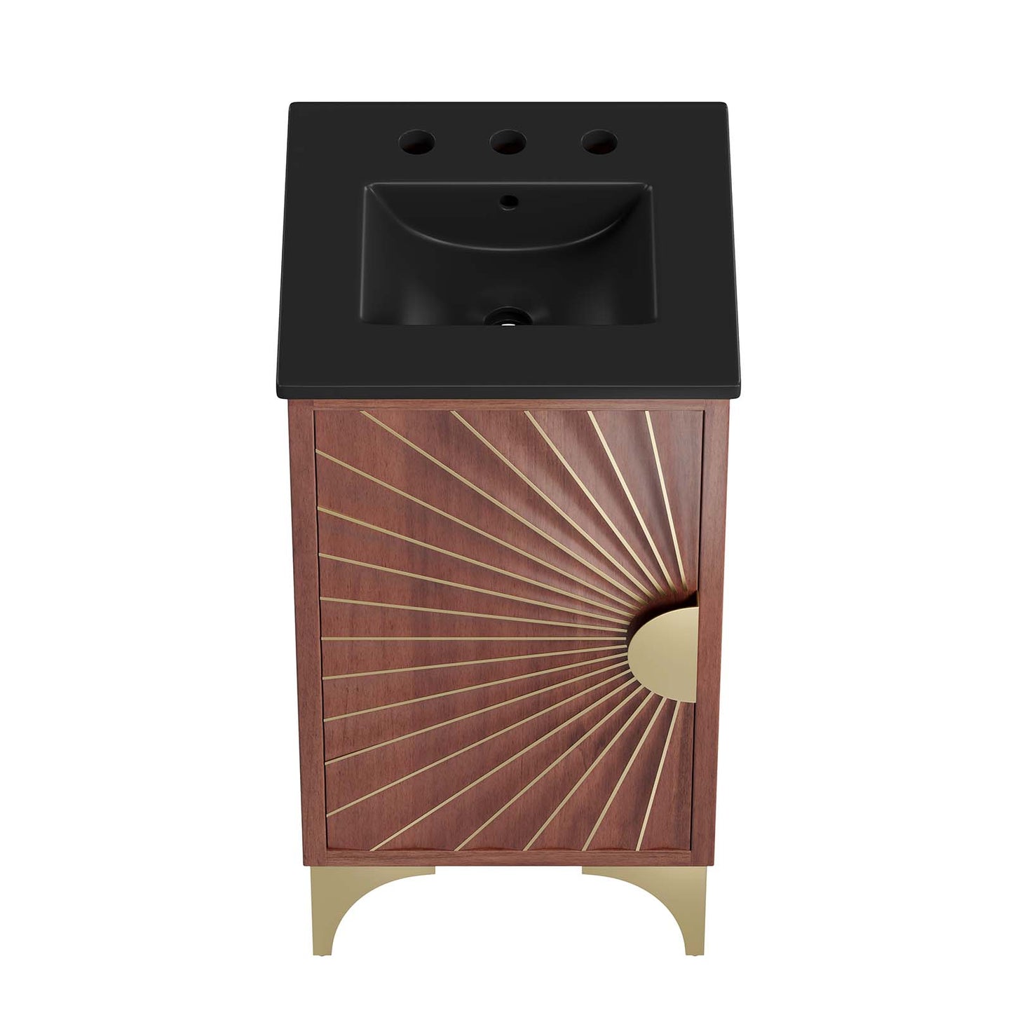 Daylight 18" Bathroom Vanity Black Walnut