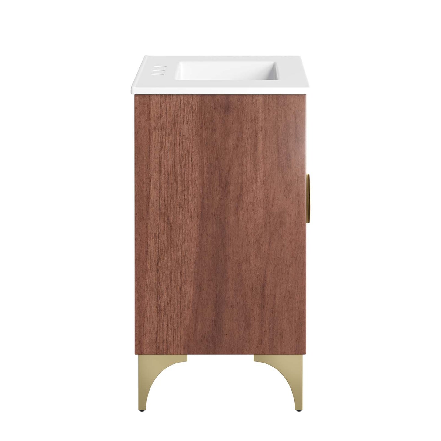 Daylight 30" Bathroom Vanity White Walnut