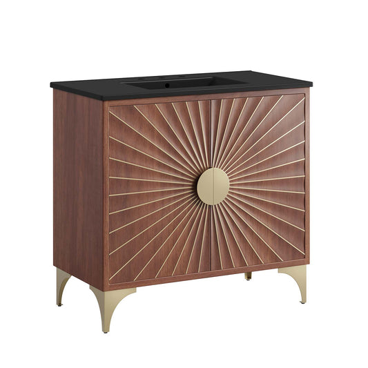 Daylight 36" Bathroom Vanity Black Walnut