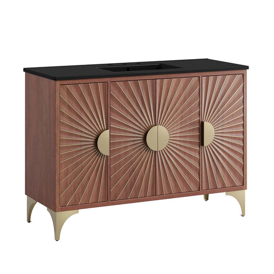Daylight 48" Bathroom Vanity Black Walnut