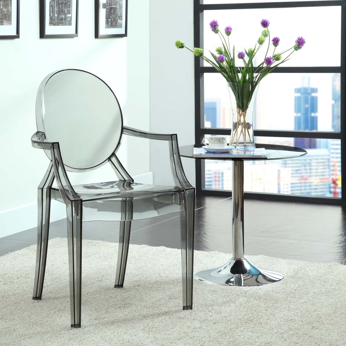 Casper Dining Armchairs Set of 2 Smoke