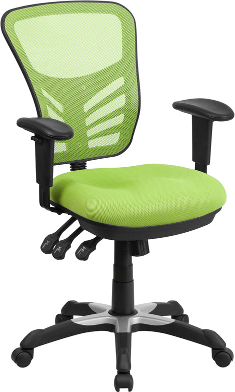 Green Mid-Back Mesh Chair HL-0001-GN-GG