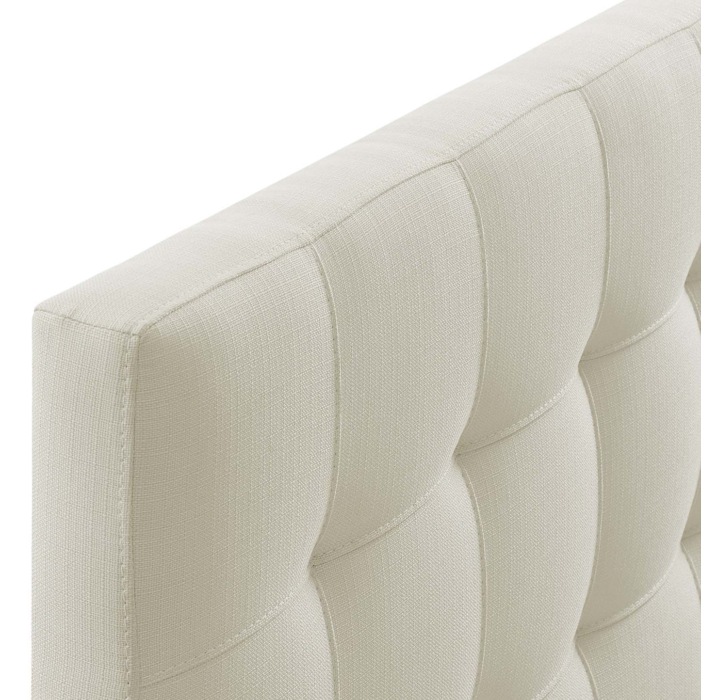 Lily Upholstered Fabric and Vinyl Headboard - Full, Queen, King Options