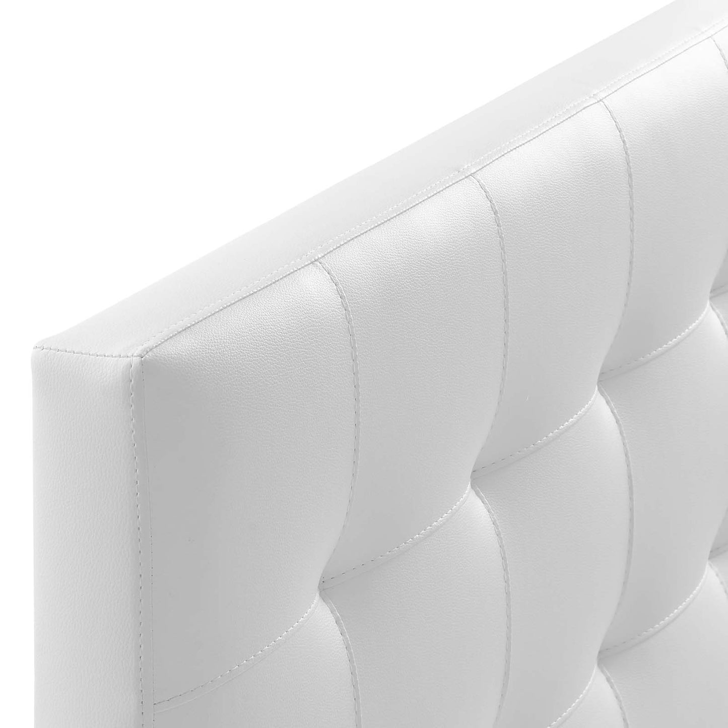 Lily Upholstered Fabric and Vinyl Headboard - Full, Queen, King Options