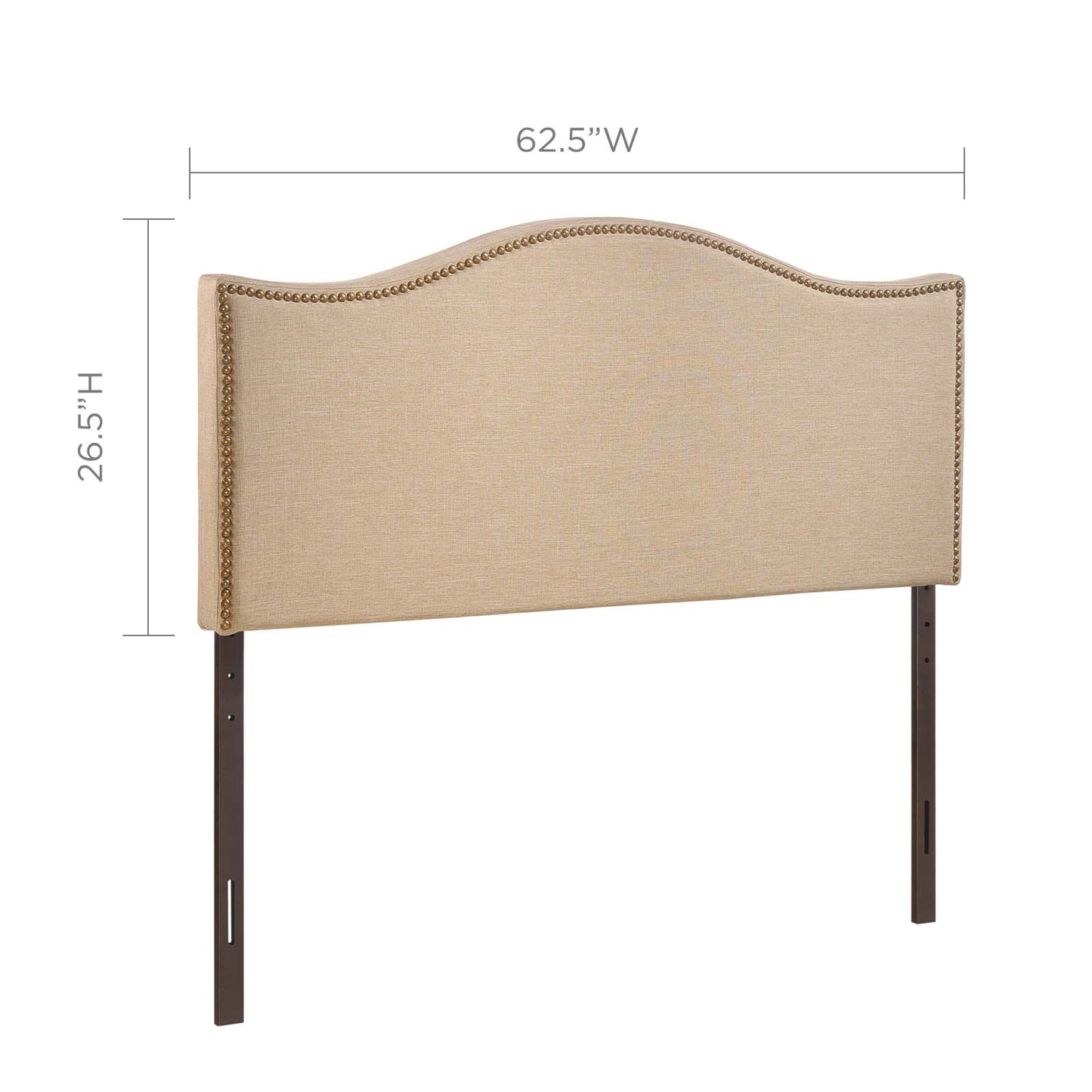 Curl Nailhead Upholstered Headboard MOD-5206 & MOD-5209