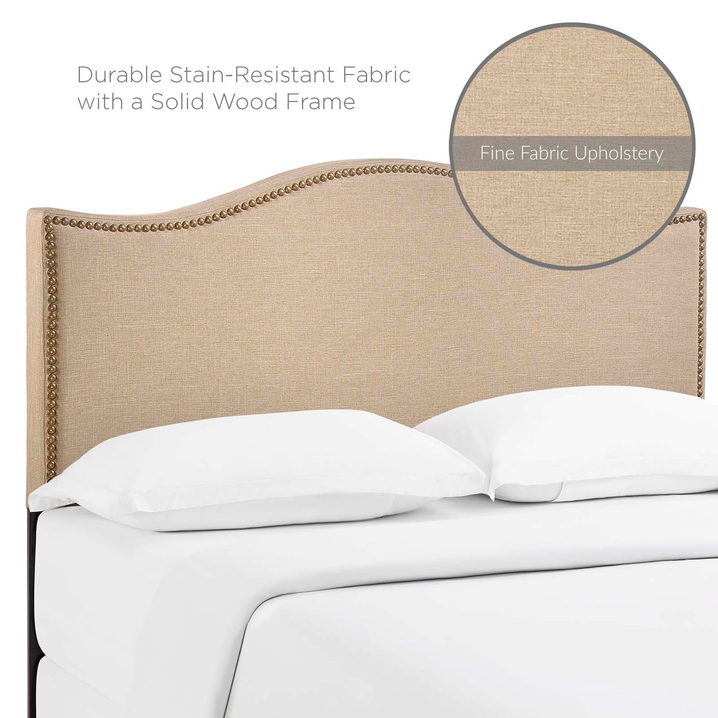 Curl Nailhead Upholstered Headboard MOD-5206 & MOD-5209