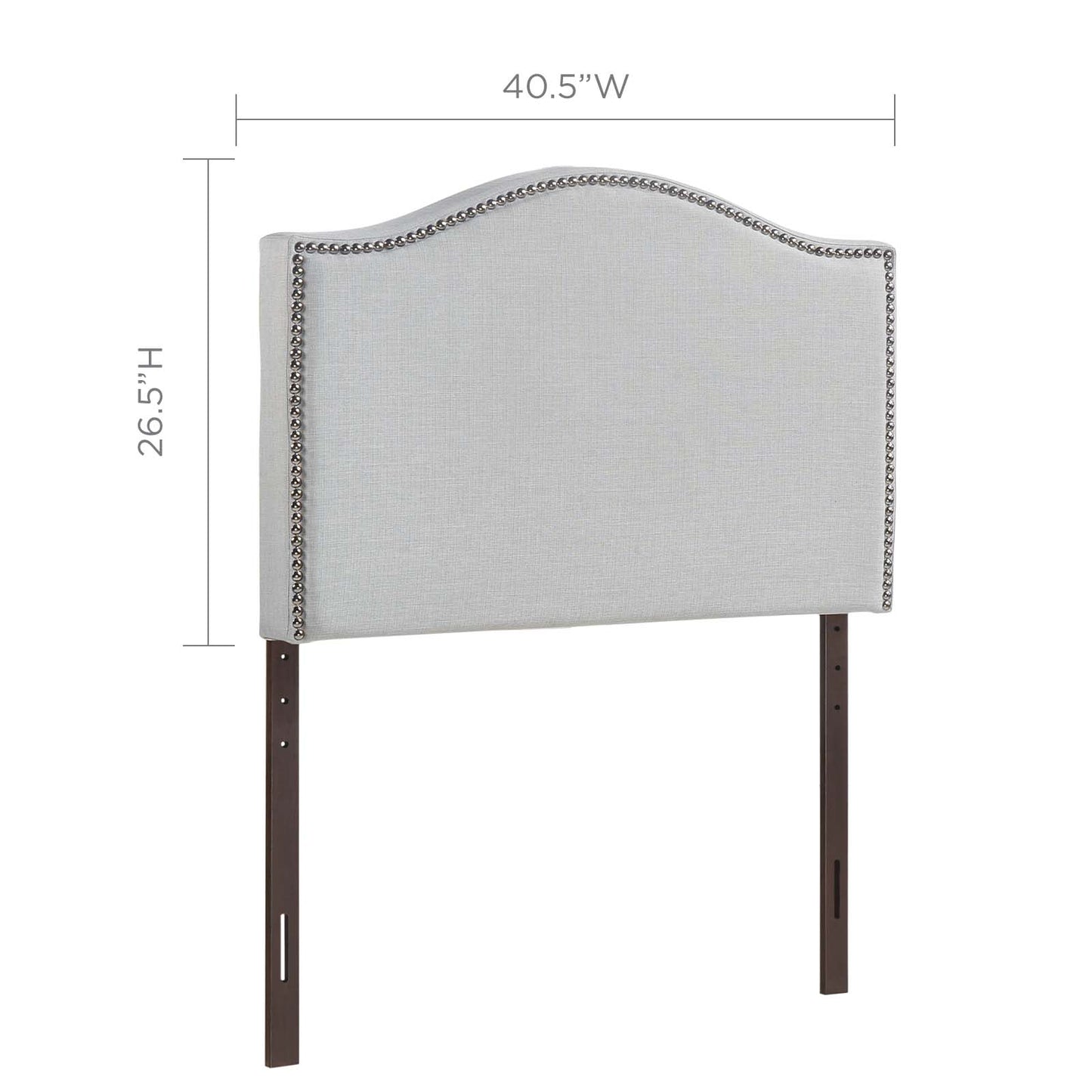 Curl Nailhead Upholstered Headboard MOD-5206 & MOD-5209