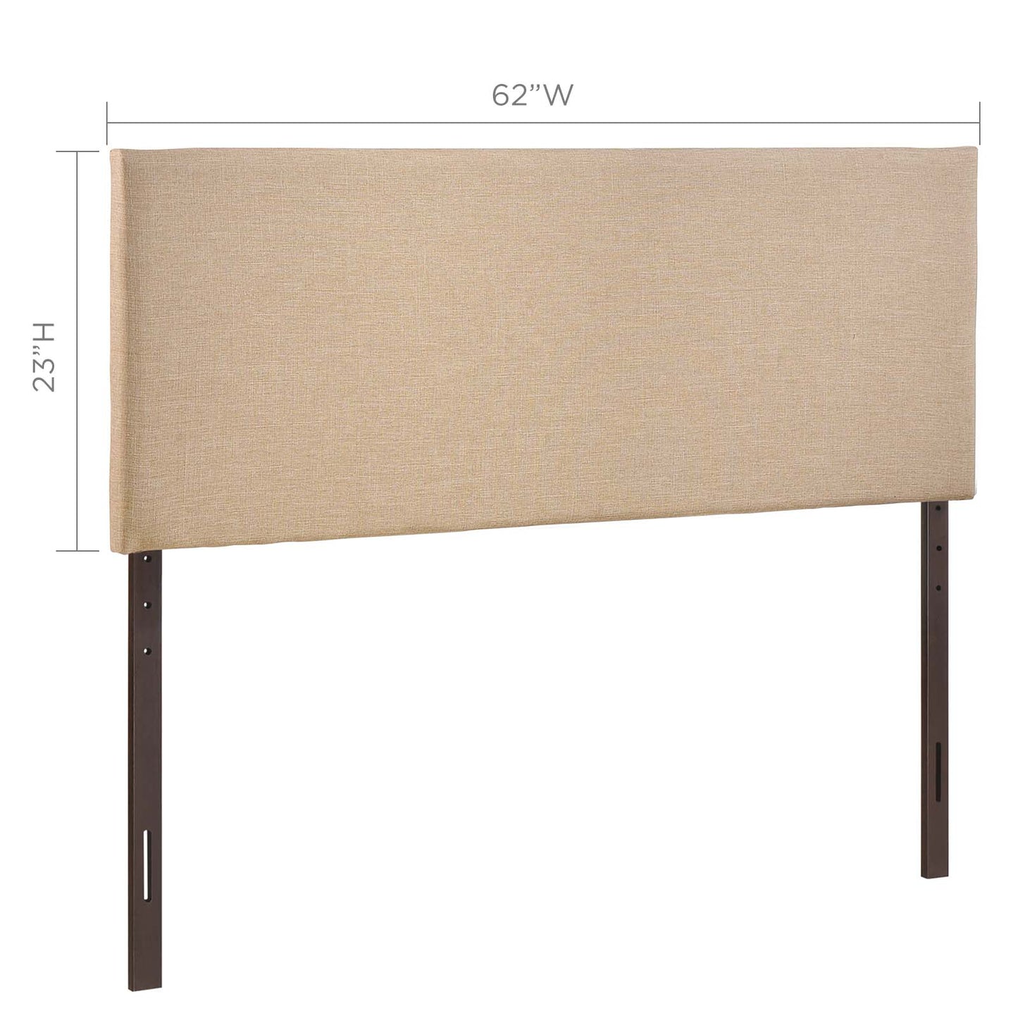 Region Queen Upholstered Headboard Cafe MOD-5211-CAF