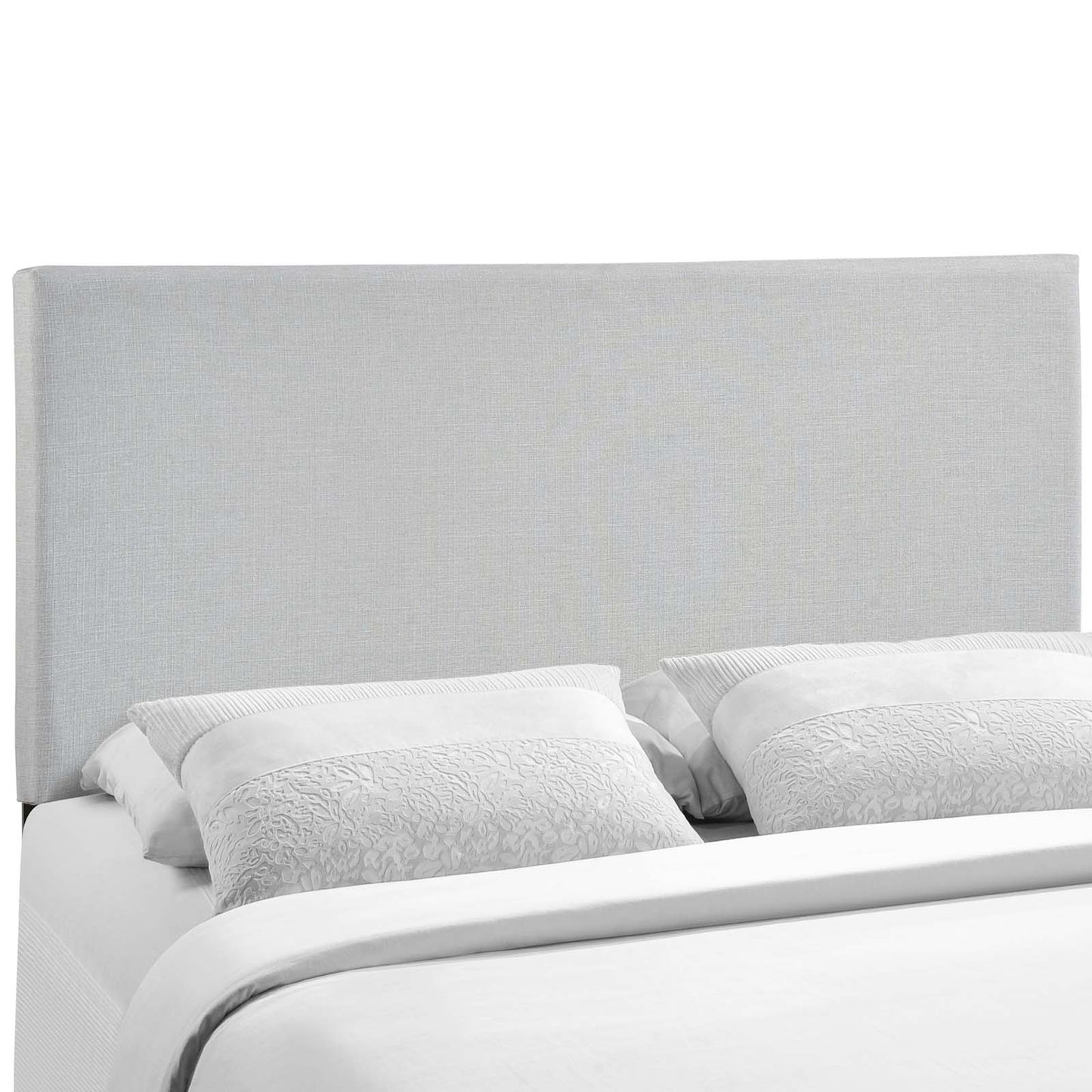 Region Upholstered Fabric Headboard with Nailhead Detail