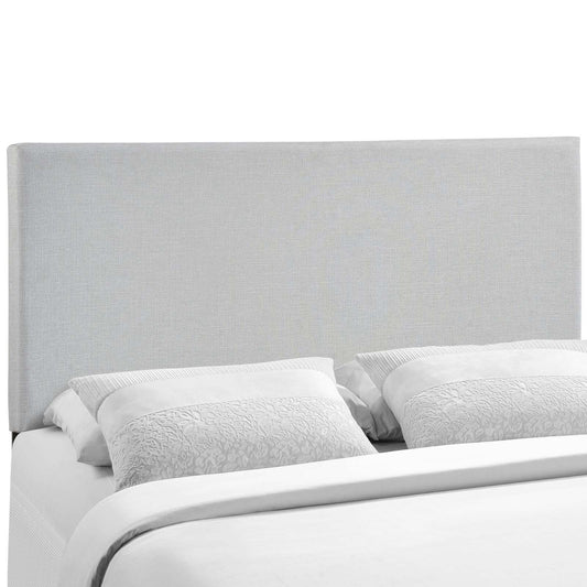 Region Queen Upholstered Headboard Sky Gray