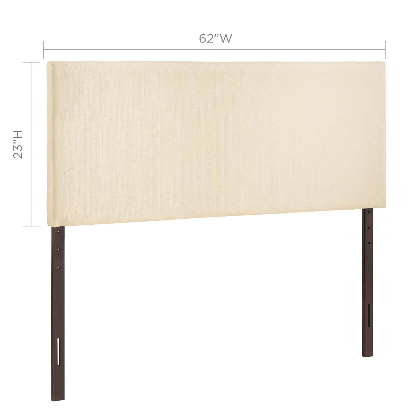 Region Queen Upholstered Headboard Ivory MOD-5211-IVO