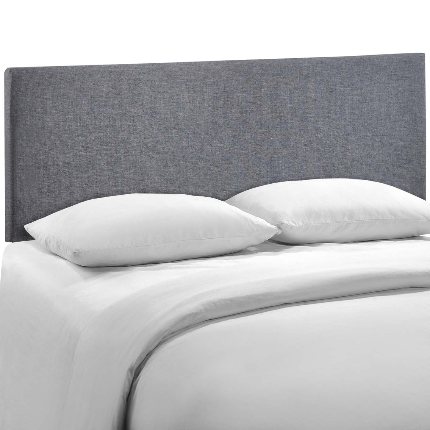 Region Upholstered Fabric Headboard with Nailhead Detail