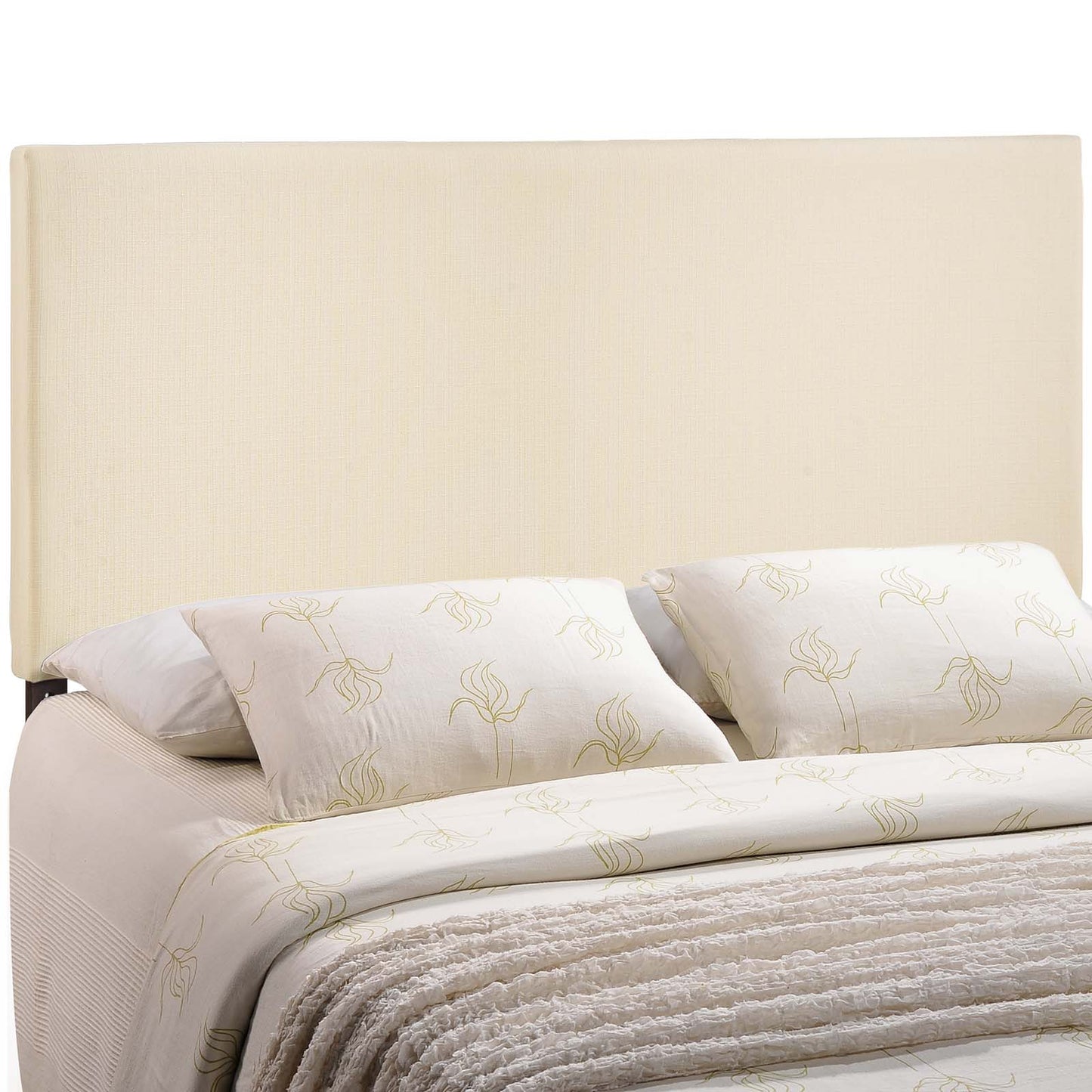 Region King Upholstered Fabric Headboard Ivory MOD-5212-IVO