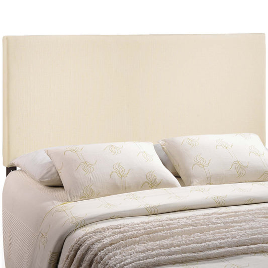 Region King Upholstered Fabric Headboard Ivory