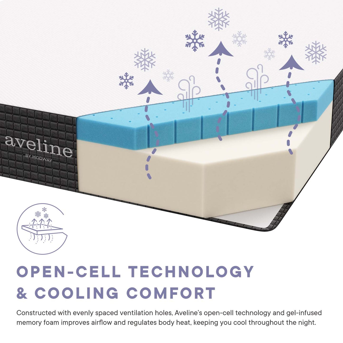 Aveline Memory Foam and Mattress Collection by Modway