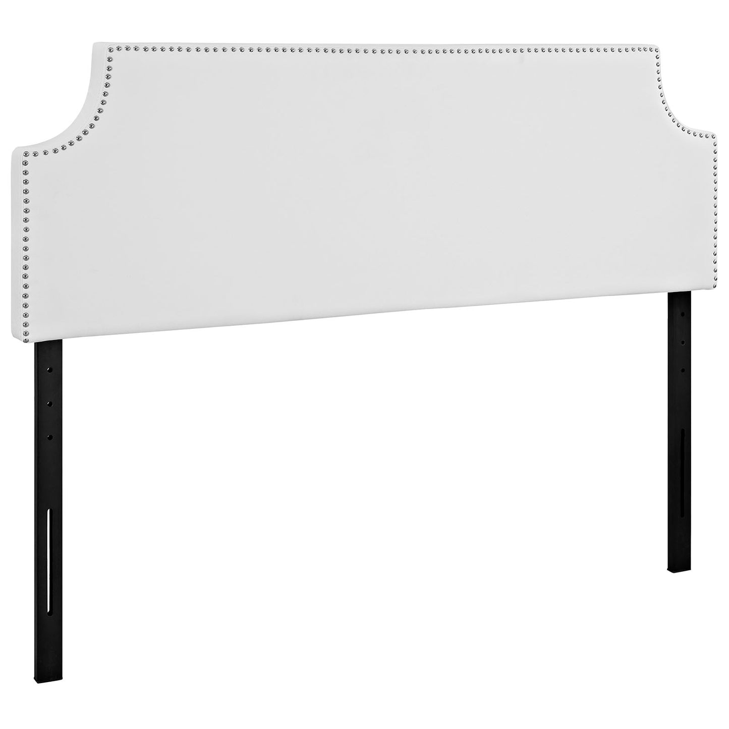 Laura Queen Upholstered Vinyl Headboard White MOD-5393-WHI