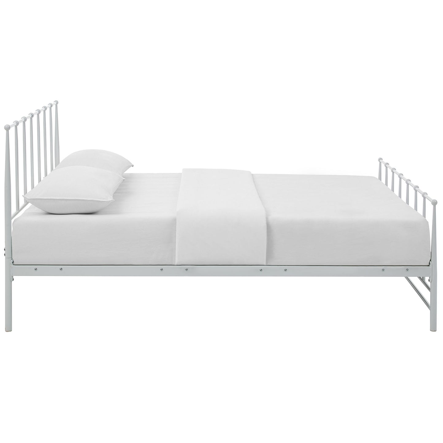 Estate King Bed White MOD-5483-WHI