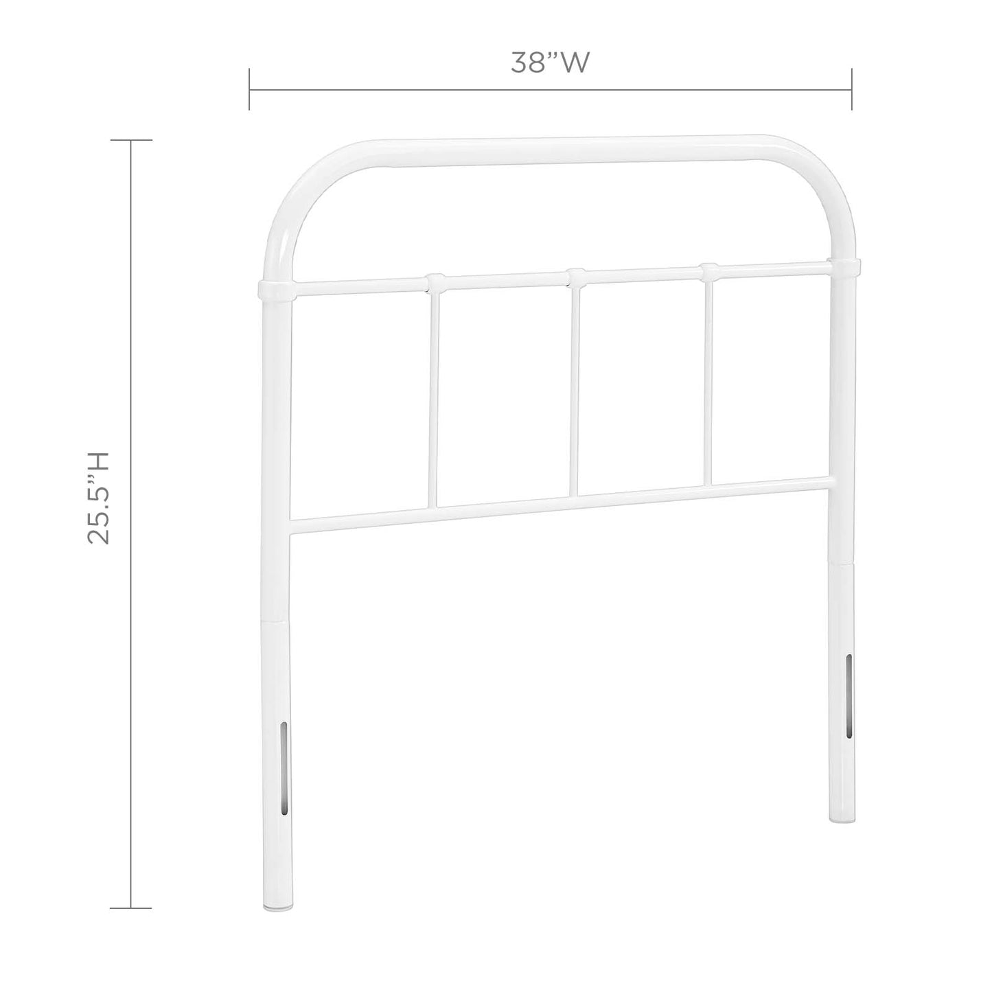 Serena Twin Steel Headboard by Modway