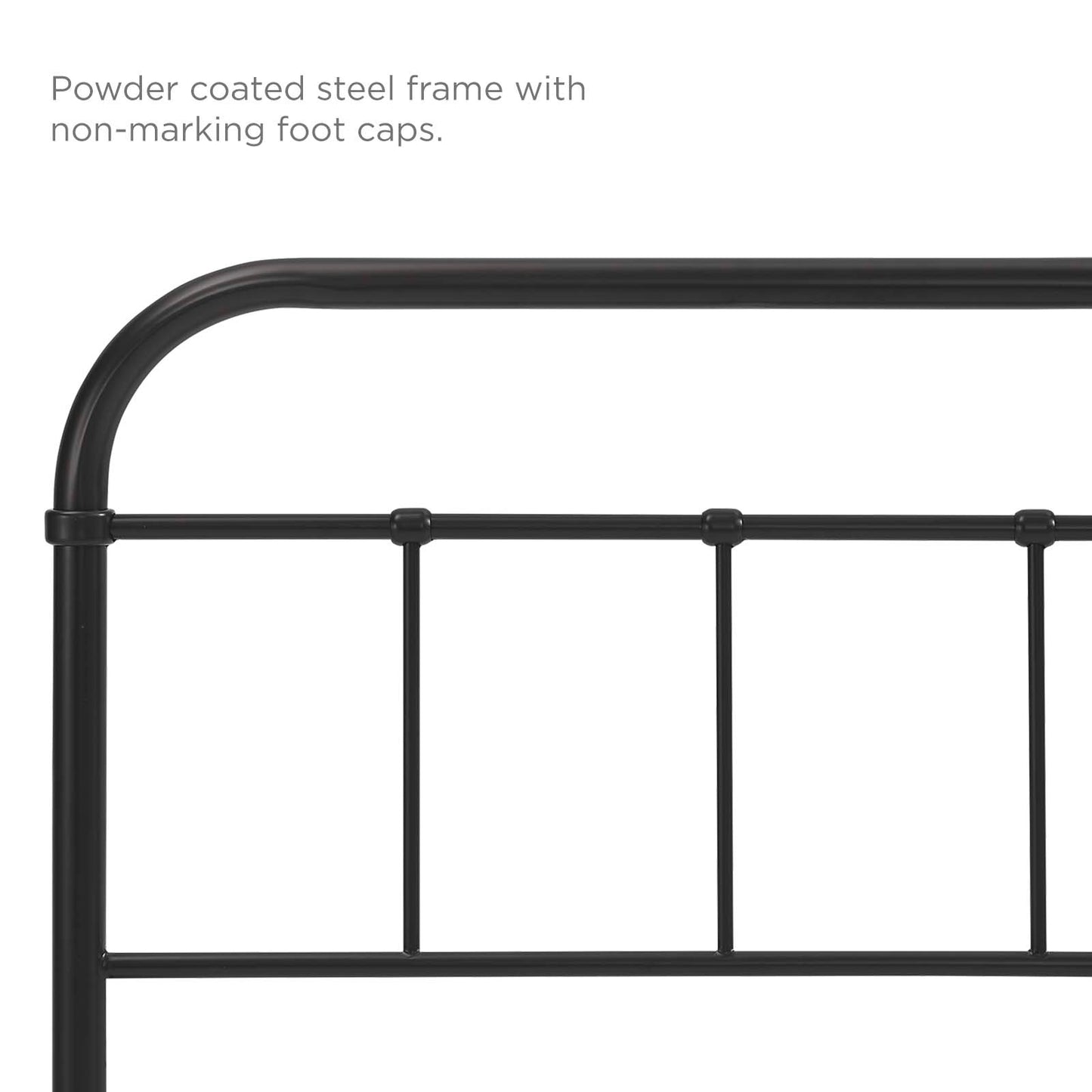 Serena Full Steel Headboard Brown MOD-5535-BRN