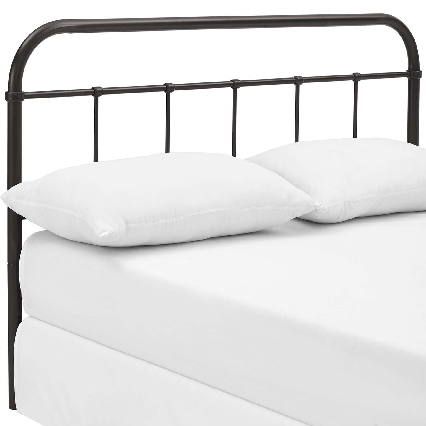 Serena King Steel Headboard Brown MOD-5537-BRN