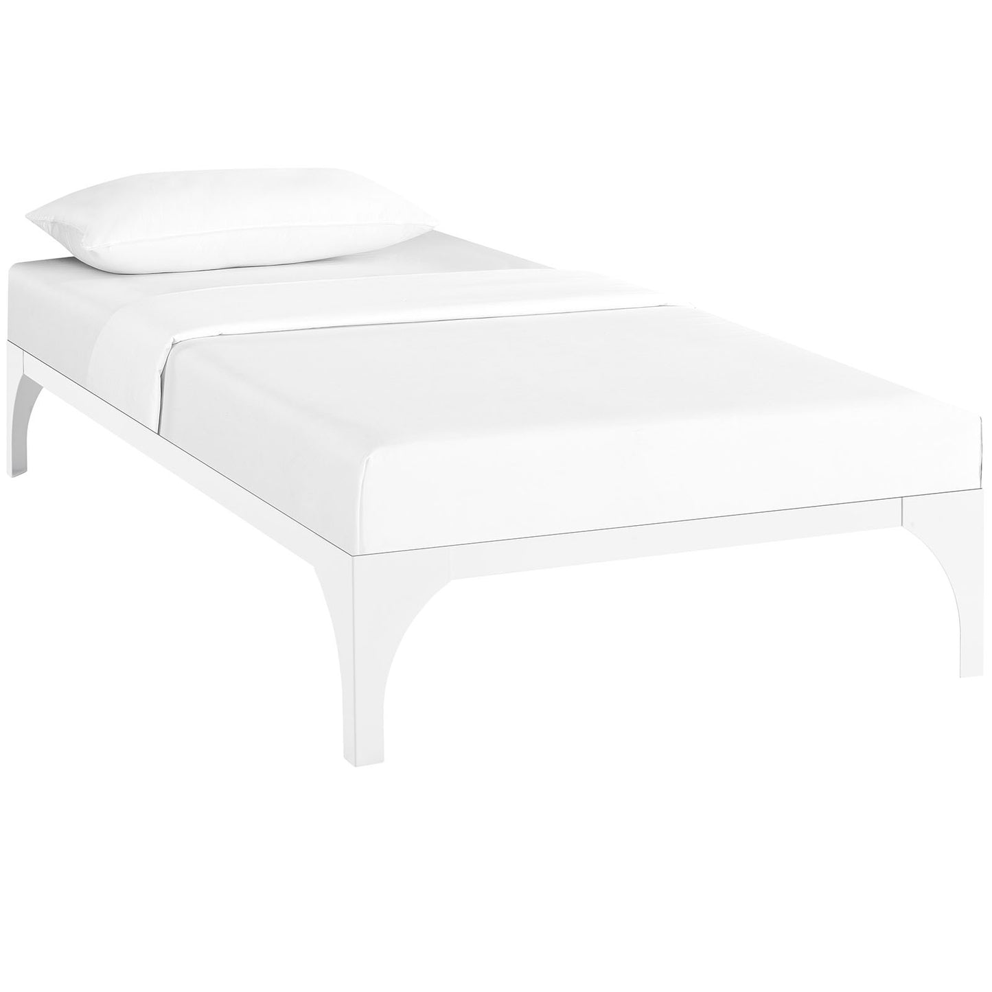 Ollie Twin Bed Frame White MOD-5747-WHI