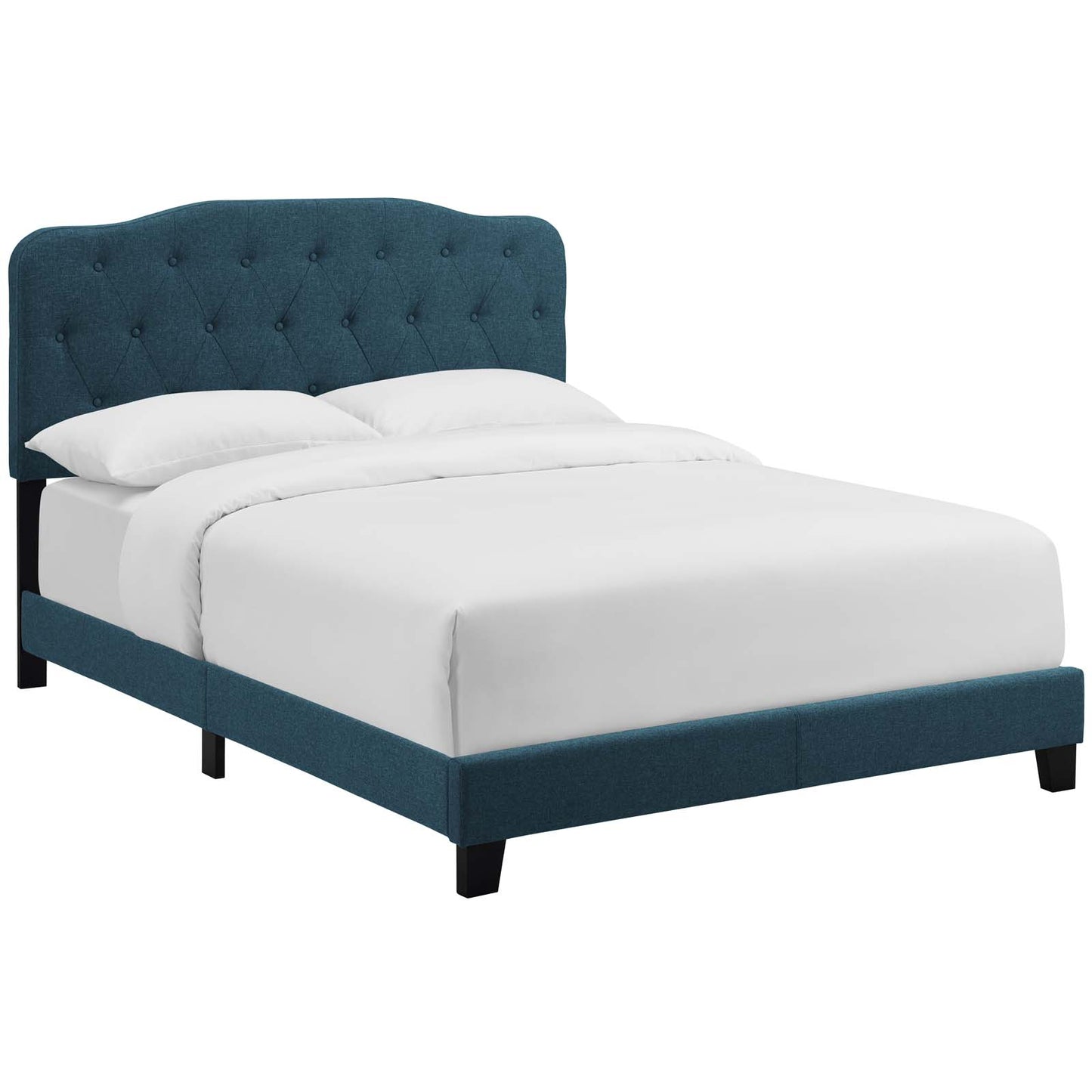 Amelia Queen Upholstered Fabric Bed Azure MOD-5840-AZU