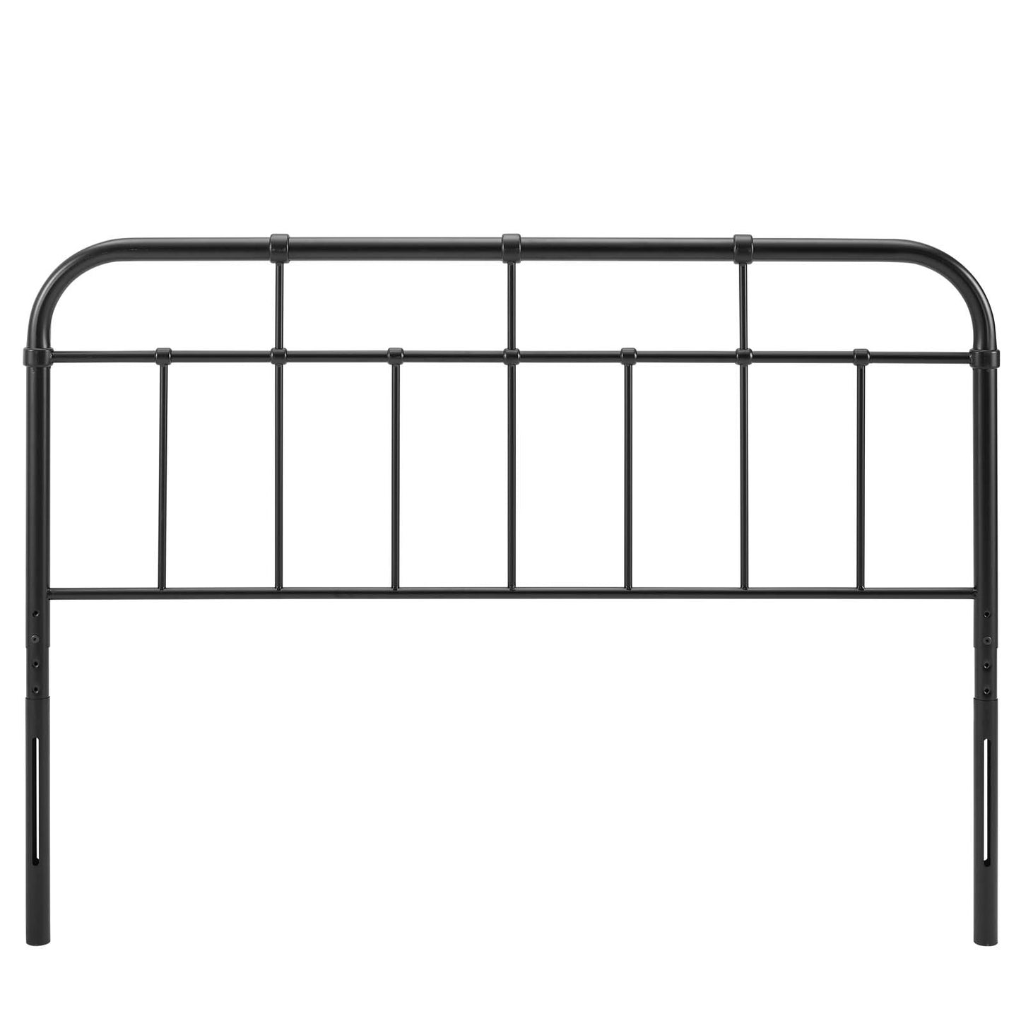 Alessia King Metal Headboard Black