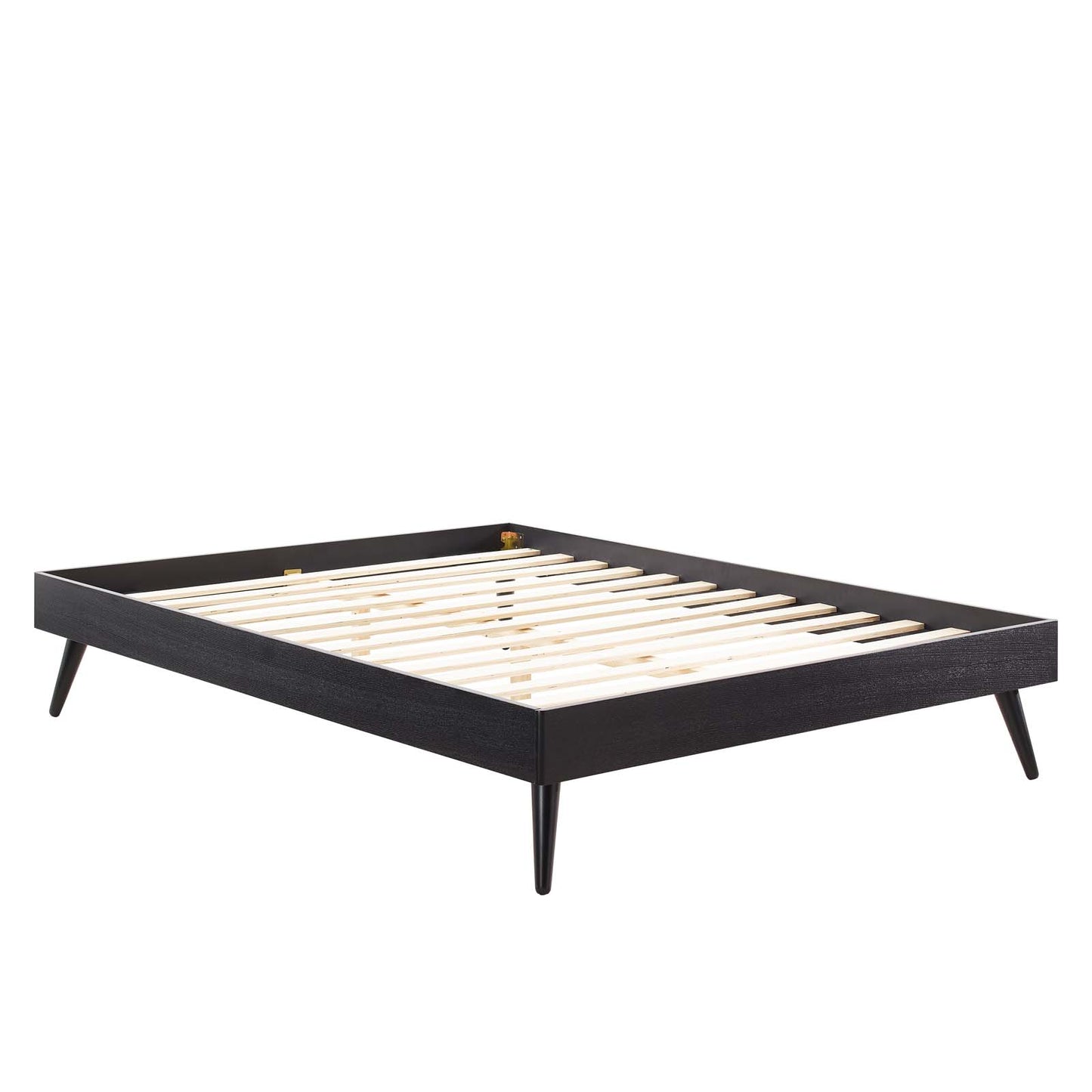 Margo King Wood Platform Bed Frame Black MOD-6231-BLK