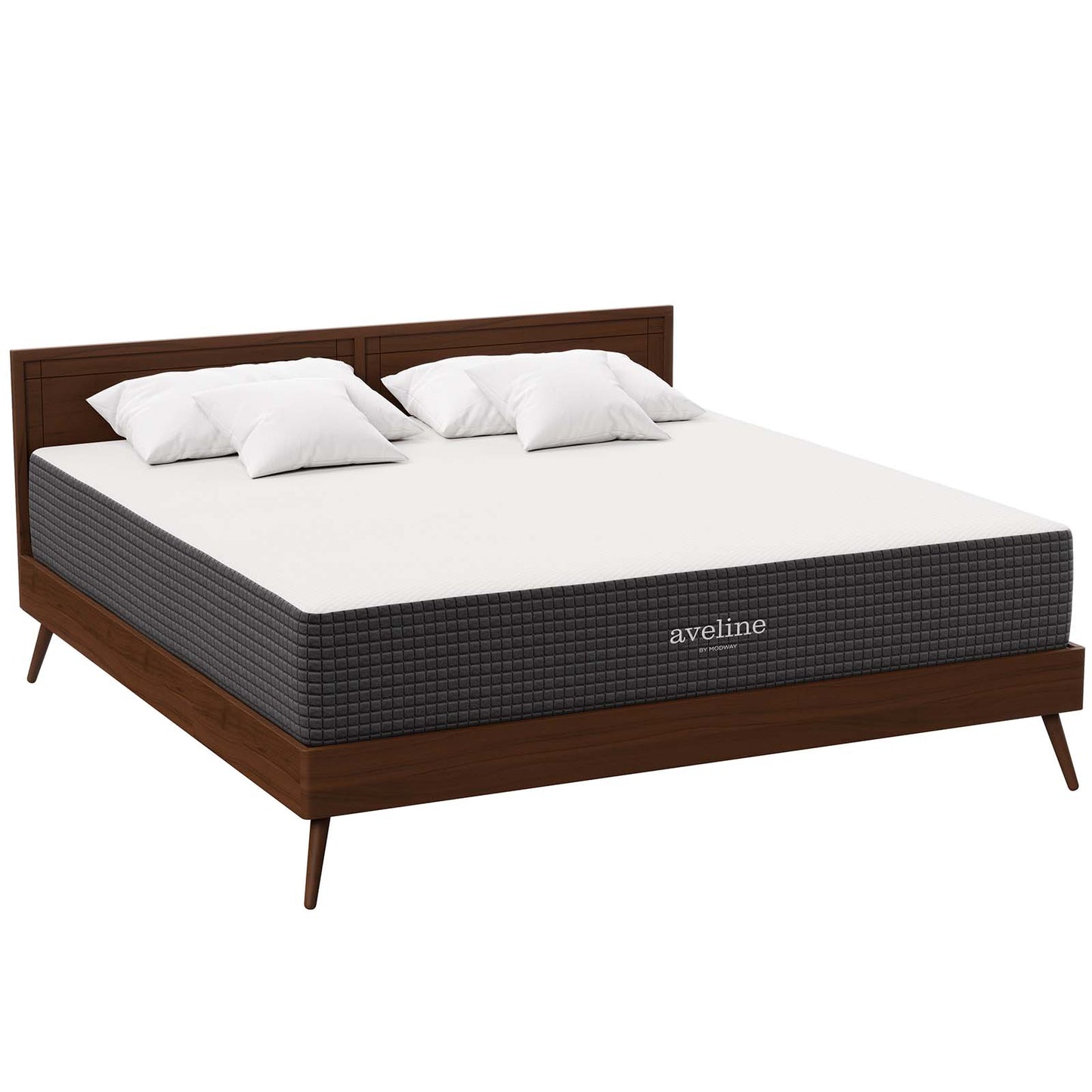 Aveline 12" Memory Foam King Mattress White