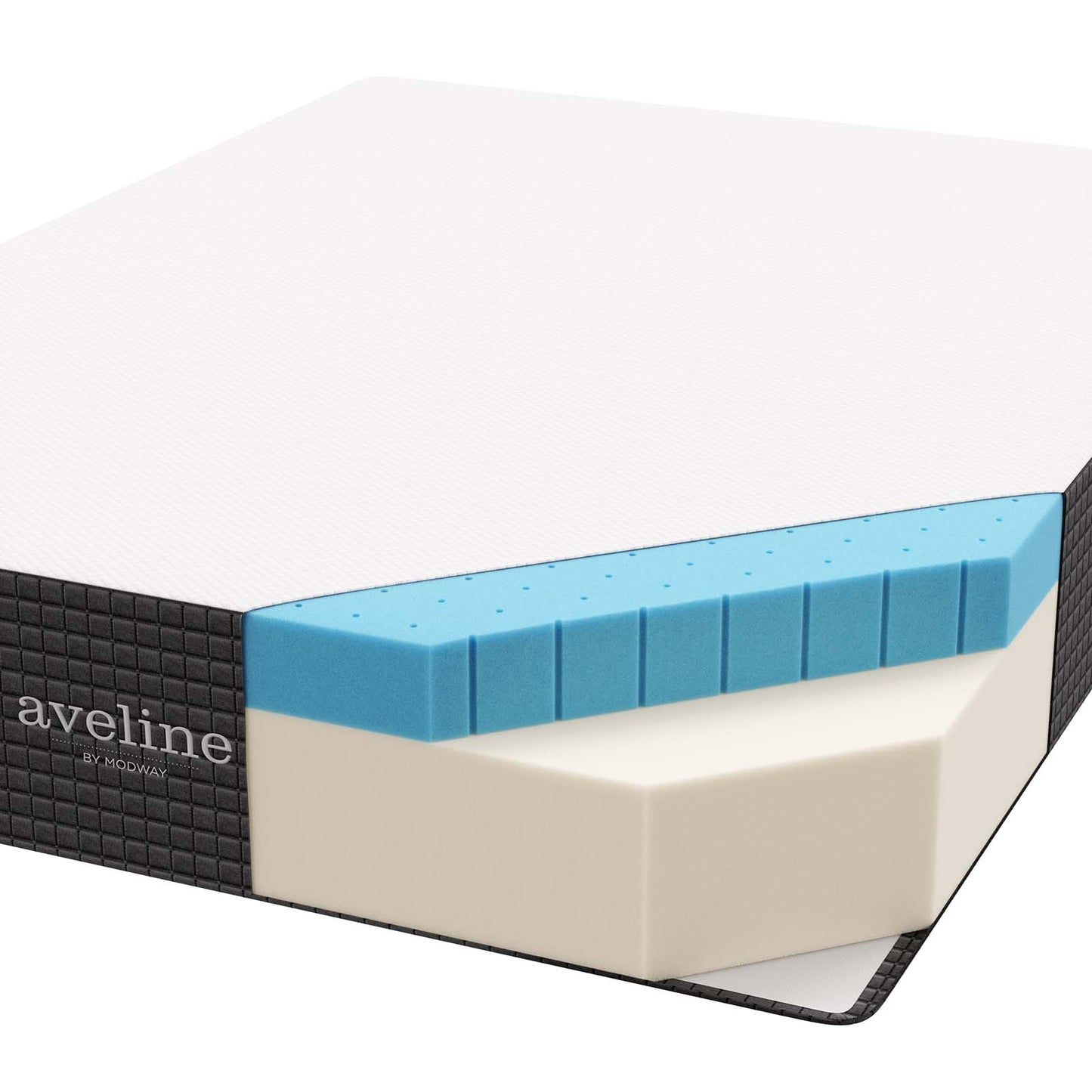 Aveline 12" Memory Foam King Mattress White