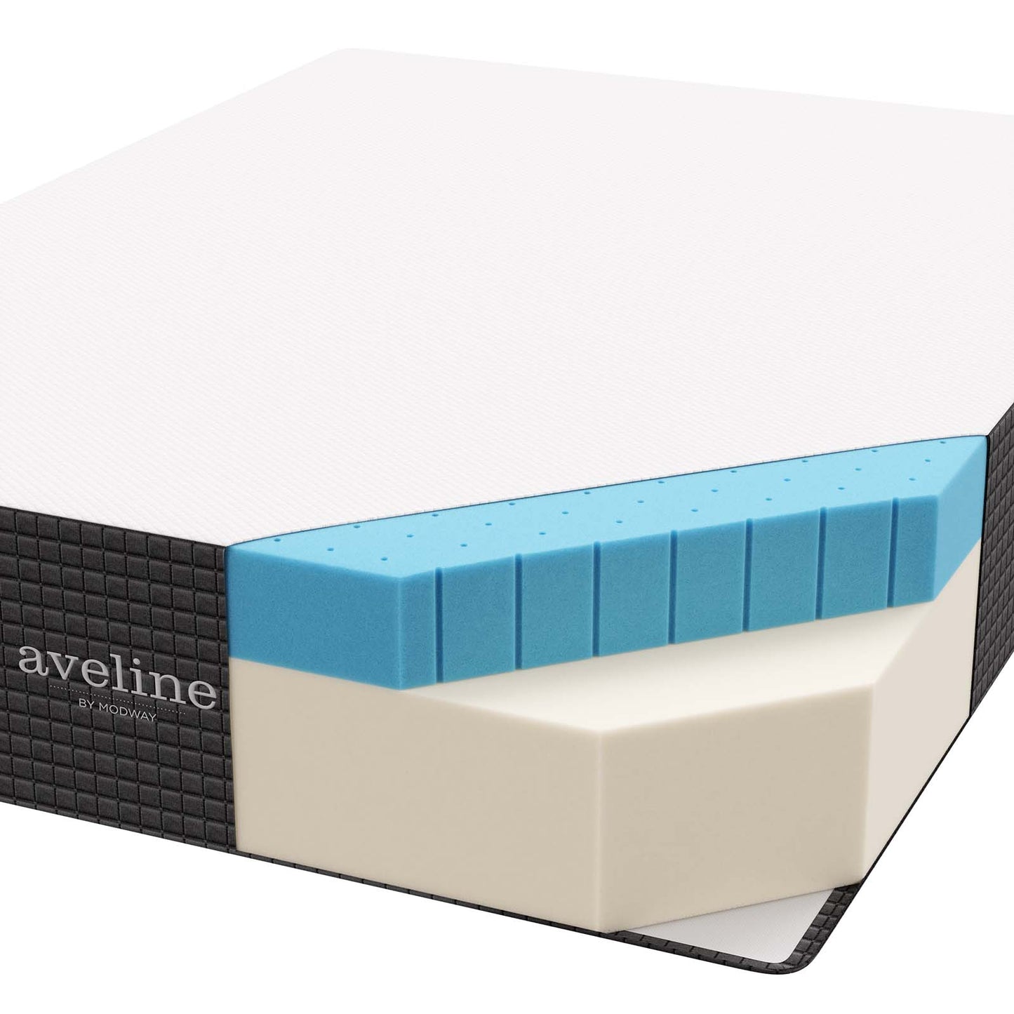 Aveline 14" Memory Foam Full Mattress White MOD-6603-WHI
