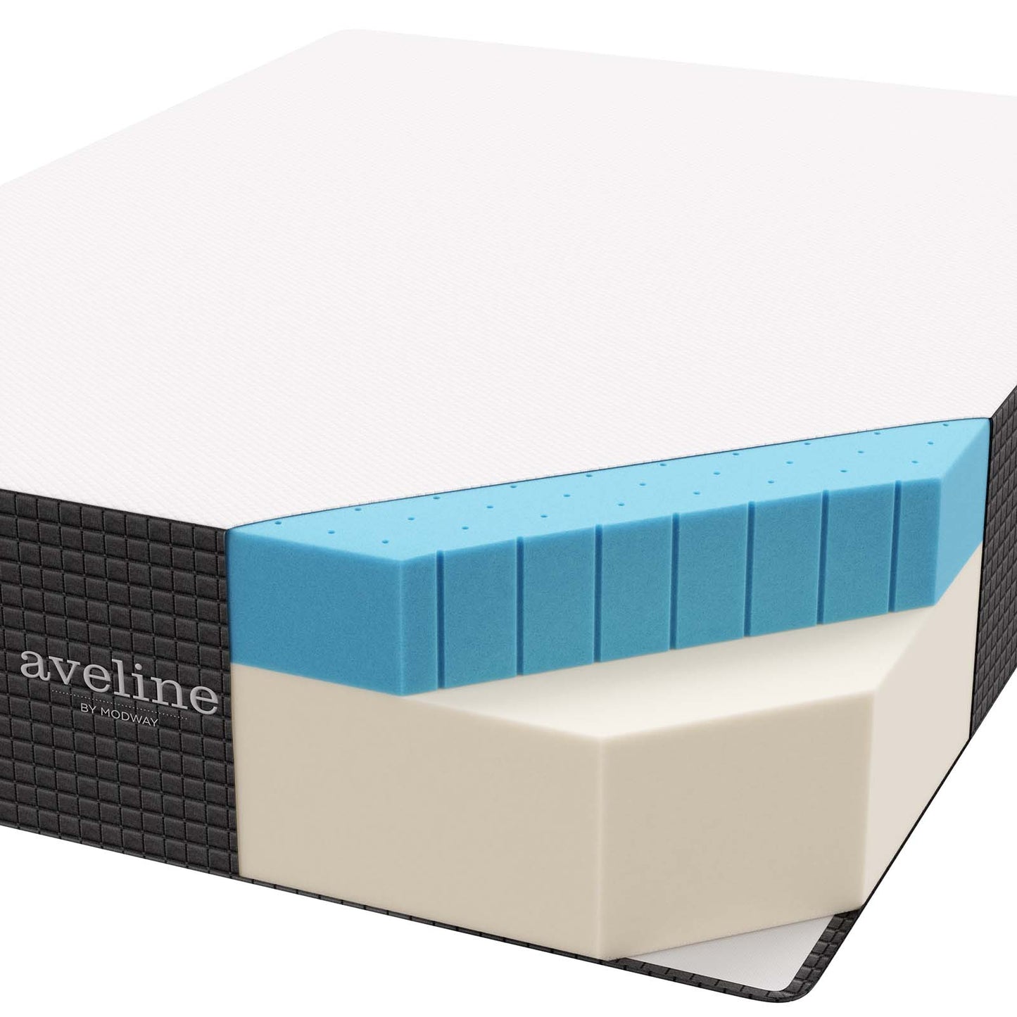 Aveline 16" Memory Foam King Mattress White
