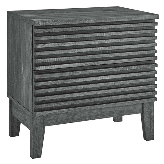 Render Two-Drawer Nightstand Charcoal MOD-6964-CHA