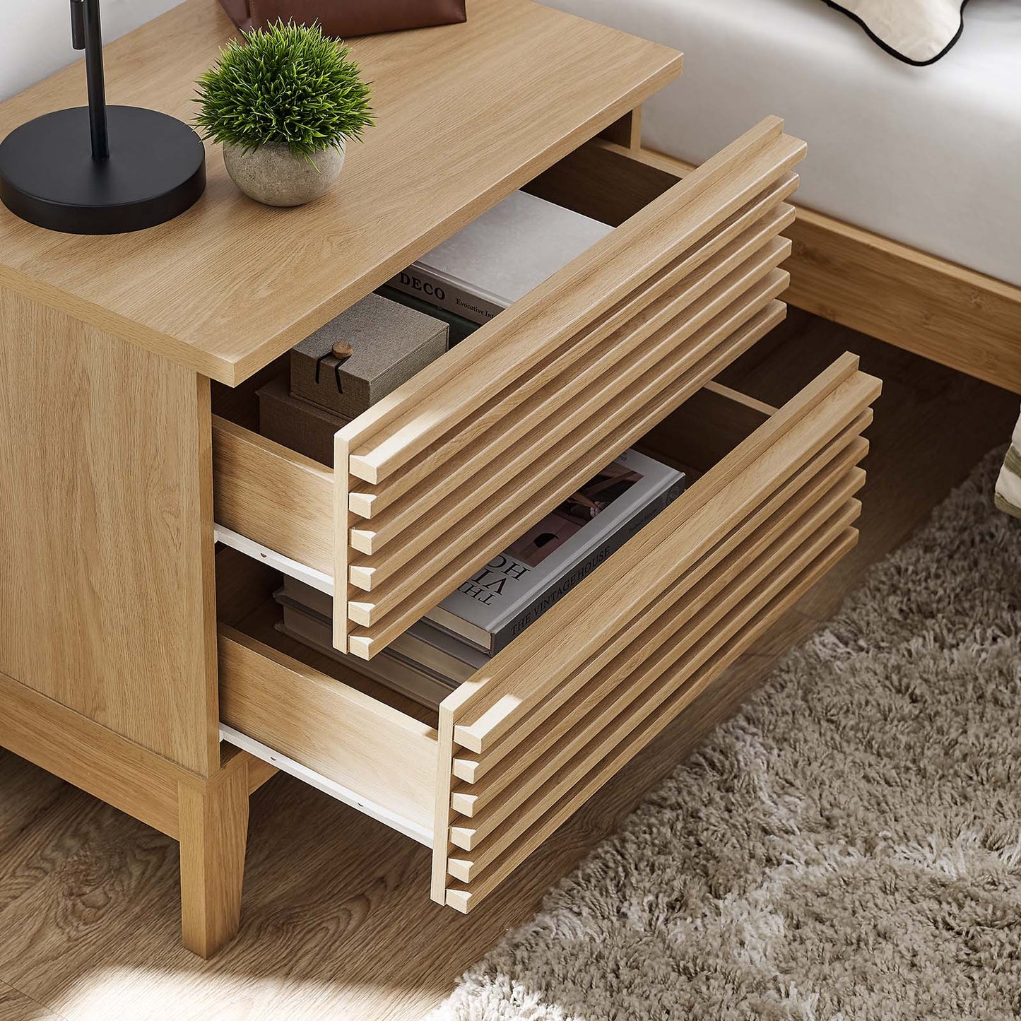 Render Nightstand and Dressers by Modway