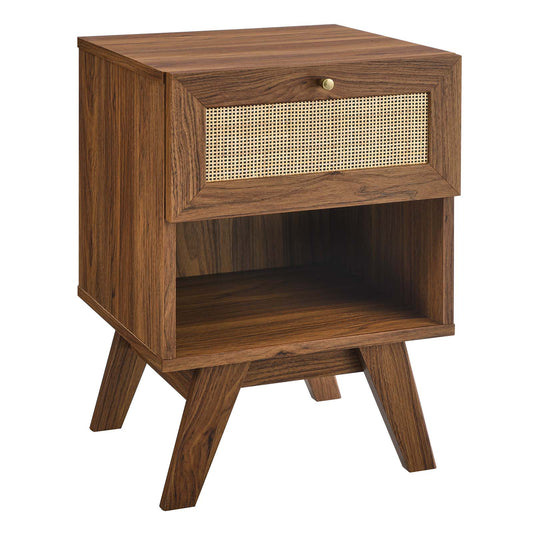 Soma 1-Drawer Nightstand Walnut MOD-7049-WAL