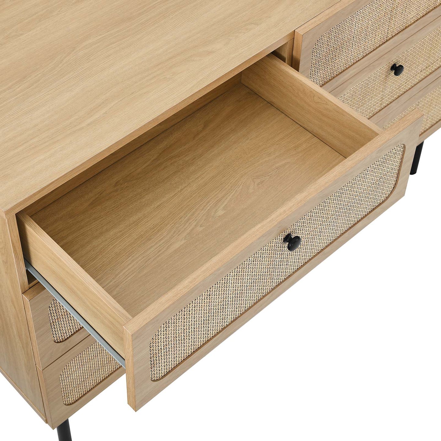 Chaucer 6-Drawer Compact Dresser Oak MOD-7066-OAK