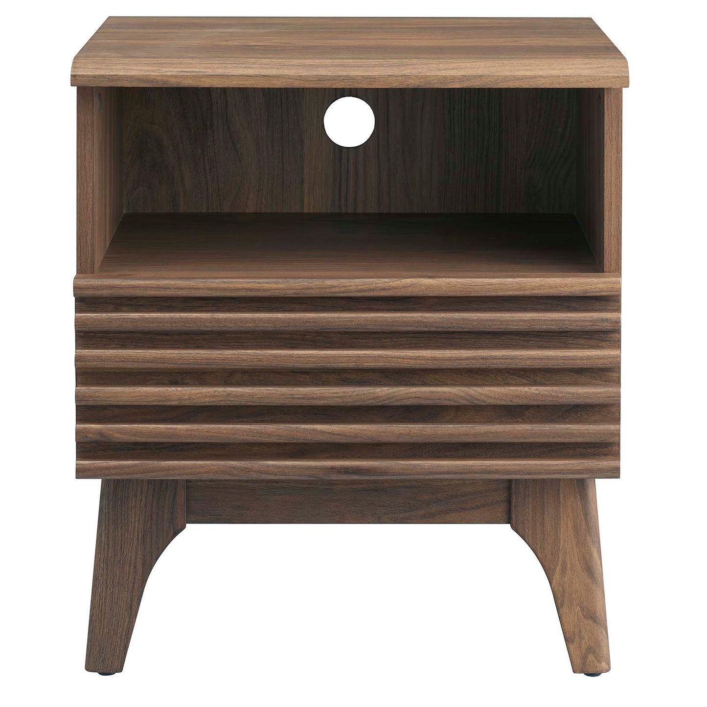 Render Nightstand MOD-7070 - Charcoal, Oak, Walnut Options Available