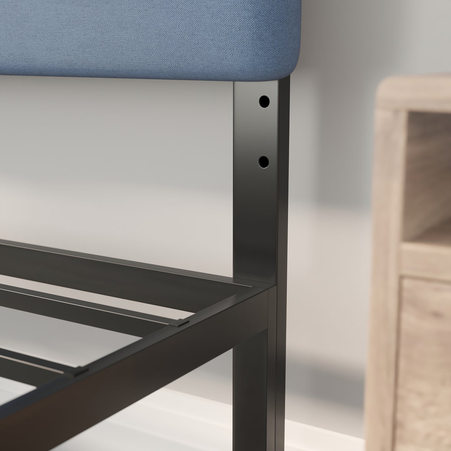 Tufted Headboard - Full, King, Queen, Twin - Blue, Cream, Gray, Taupe