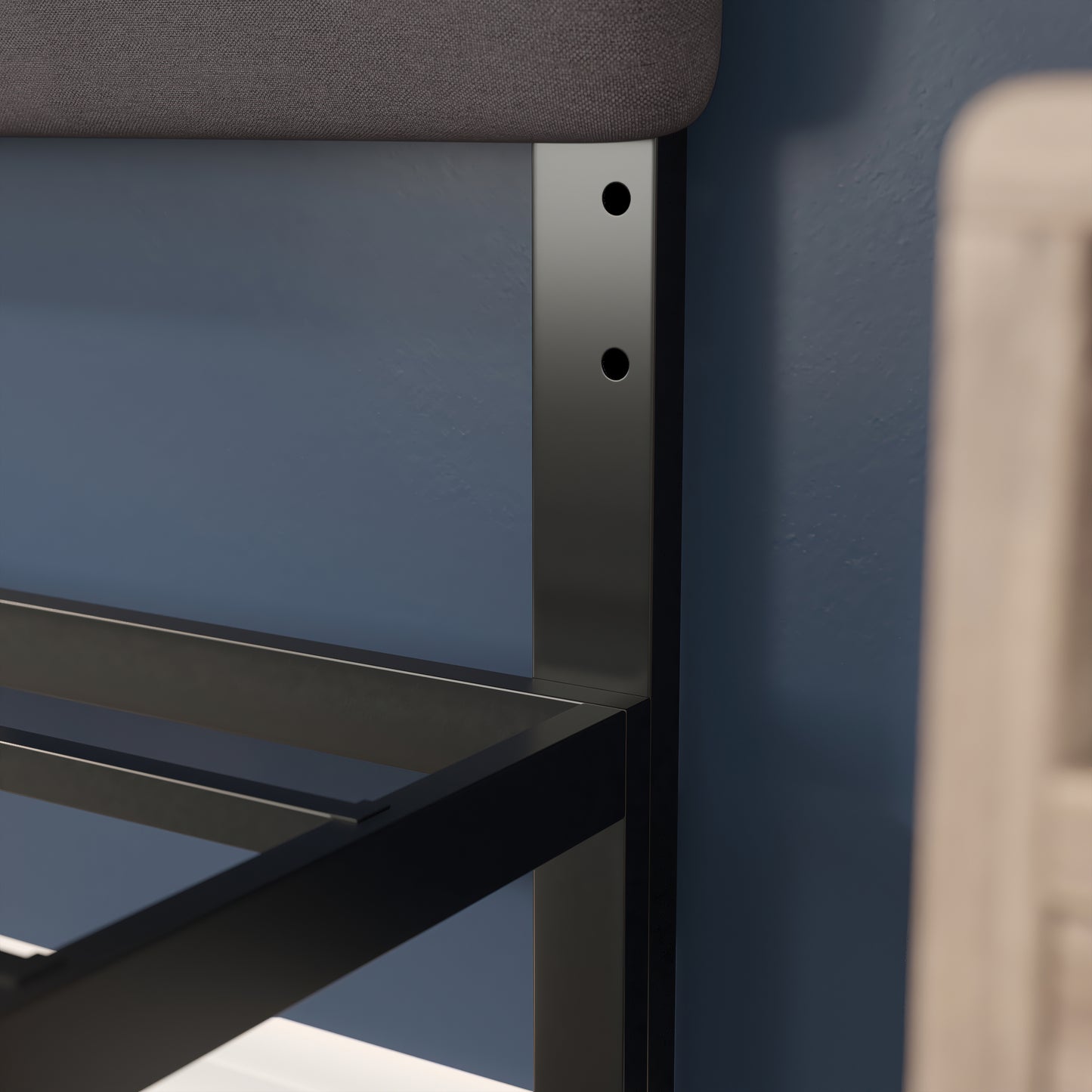 Tufted Headboard - Full, King, Queen, Twin - Blue, Cream, Gray, Taupe