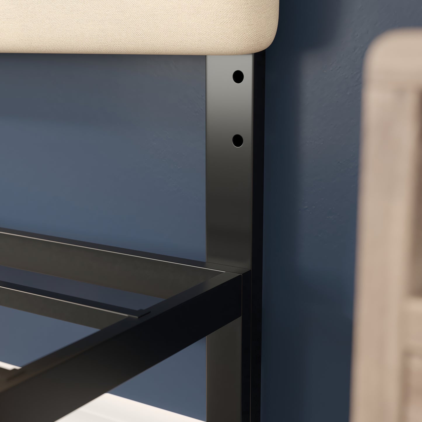 Tufted Headboard - Full, King, Queen, Twin - Blue, Cream, Gray, Taupe