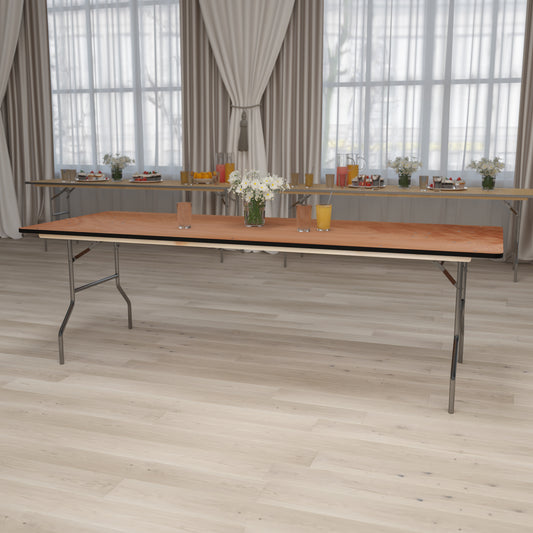 36x96 Wood Fold Table XA-3696-P-GG